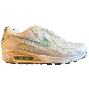 Nike Air Max 90 SE World Wide White Sneakers DO9850-100 Womens 9